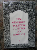 Din gandirea politico-juridica din Romania Ioan Ceterchi Vol I
