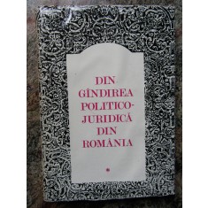 Din gandirea politico-juridica din Romania Ioan Ceterchi Vol I