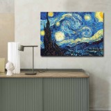 Cumpara ieftin Tablou canvas FAMOUSART-052 Multicolor 70x100x3 cm
