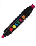 Marker permanent 2 capete,o10mm o17mm,roz