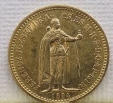 Moneda de aur 10 Korona Ferenc Jozef 1894