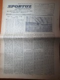 sportul popular 11 decembrie 1954-dinamo castigatoarea cupei la rugby,schi