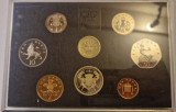 Set Monede Monetarie United Kingdom, Marea Britanie, 8 monede, 1987, impecabil