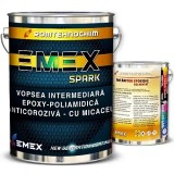 Pachet Vopsea IntermediaraEpoxy-Poliamidica &ldquo;Emex Spark&rdquo; - Rosu-Oxid - Bid. 30 Kg + Intaritor 4.20 Kg