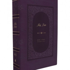 KJV Bible, Giant Print Thinline Bible, Vintage Series, Leathersoft, Purple, Red Letter, Comfort Print: King James Version: King James Version