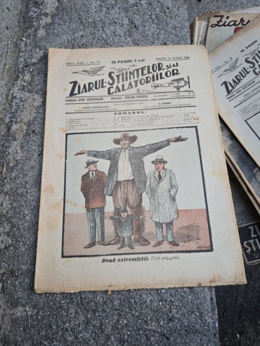 Ziarul ştiinţelor şi călătoriilor nr.25/1926 - Luigi Cazzavillan