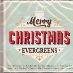 CD Various – Merry Christmas Evergreens (-VG)