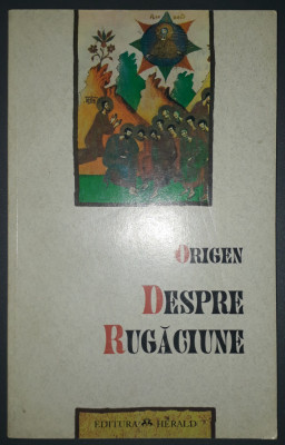 Origen - Despre rugaciune foto