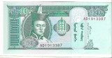 Bancnota 10 tugrik 2002, UNC - Mongolia