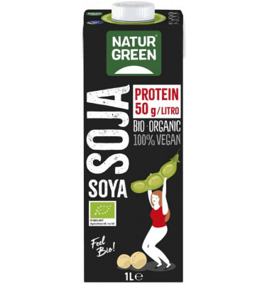 Bautura Vegetala de Soia Eco Protein 1 litru Natur Green foto