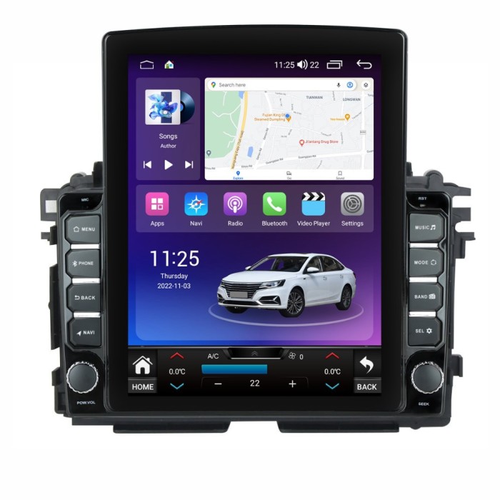Navigatie dedicata cu Android Honda HR-V 2014 - 2021, 8GB RAM, Radio GPS Dual