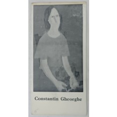CONSTANTIN GHEORGHE , PLIANT DE EXPOZITIE , 1979