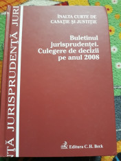 BULETINUL JURISPRUDENTEI. Culegere de Decizii pe Anul 2008, 943 p. foto