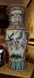 Vas Chinezesc Pictat Manual, Scene Mitologice, H 63cm, Diametru 27cm - Obiect Decor Portelan