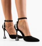 Cumpara ieftin Pantofi dama Similo Negre 3