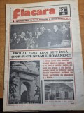 ziarul flacara 6 mai 1983 - noua cale ferata valcele - ramnicu valcea