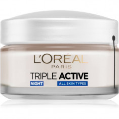 L’Oréal Paris Triple Active Night crema de noapte hidratanta pentru toate tipurile de ten 50 ml