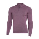 Pulover bărbați slim lila PL017, 46, 48, 50, 52