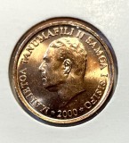 Moneda Samoa 2 Sene an 2000 necirculata