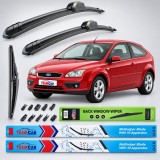 Cumpara ieftin Ștergătoare TeamCar&reg; Set Complet Ford Focus II (2004-2008) 650mm+425mm, Prindere Top-Lock/Pinch-Tab, Cauciuc Natural