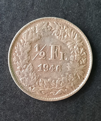 1/2 Franc 1946, Elvetia - A 3306 foto