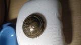 NASTURE/BUTON GENIE GRENADE M.D.MORIN DEBRAY PARIS 22 MM 3\4OFITER BOMBAT GALON