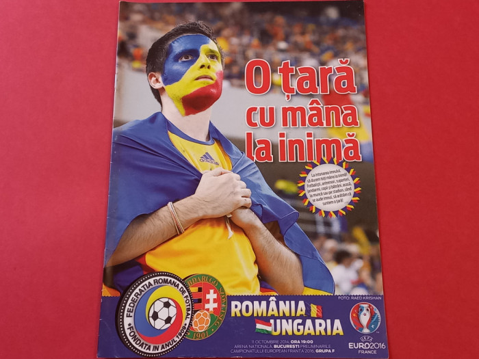 Program meci fotbal ROMANIA - UNGARIA (11.10.2014)