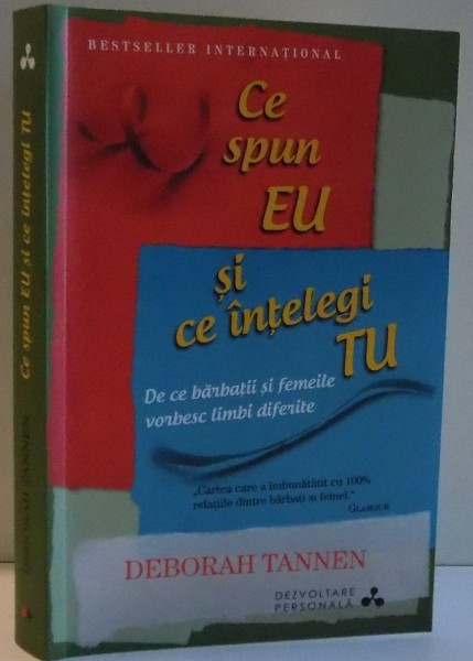 CE SPUN EU SI CE INTELEGI TU de DEBORAH TANNEN , 2015