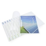 Dosar plastic alb 10 buc set Rapesco