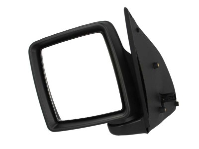 Oglinda exterioara Opel Combo C, Tour 2002-10.2010 partea stanga View Max crom convex carcasa neagra reglare electrica cu incalzire foto