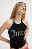 Juicy Couture blat de catifea culoarea negru, JCWC122002