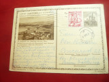 Carte Postala Karintia francat cu 1 Sh. marca fixa +0,8Sh rosu Costume Nationale, Circulata, Printata