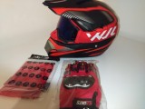 Cumpara ieftin Set casca moto off road-trotineta-enduro+Manusi+Cagula + ochelari ,produse noi