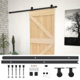 Cumpara ieftin Usa glisanta cu set feronerie, 80x210 cm, lemn masiv de pin