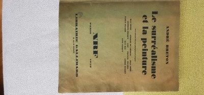 Andre Breton - Le surrealisme et la peinture (ediția princeps, 1928) foto