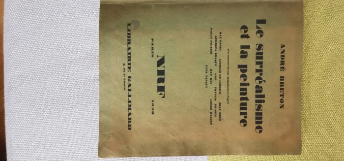 Andre Breton - Le surrealisme et la peinture (ediția princeps, 1928)