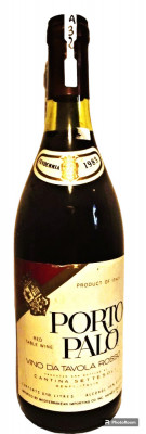 A32- VIN PORTO PALO, MENFI. CANTINA 7 SOLI, recoltare 1983 cl 75 gr 11,5 foto