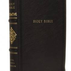 Kjv, Sovereign Collection Bible, Personal Size, Leathersoft, Black, Red Letter Edition, Comfort Print: Holy Bible, King James Version