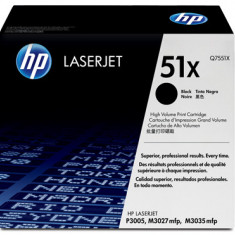 Toner Imprimanta HP 51X Negru Original LaserJet (Q7551X)