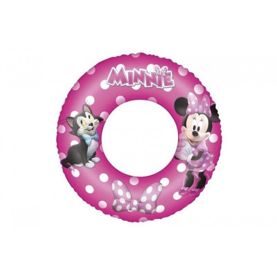 Colac inot pentru copii, gonflabil, model Minnie, roz, 56 cm, Bestway foto