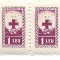 Romania - Timbre Crucea Rosie, 1952, 1 L, neobliterate, bloc de 6