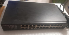 Switch ZyXEL GS1100-24E, 24-Port Gigabit, Rackmount - poze reale foto