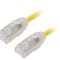 Patch Cord F/UTP TX6A 0,5m Galben 28AWG LSZH