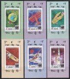 Manama 1971-Expozitia Internat. de Timbre LUPOSTA 1971-Berlin, 6 Colite NDT, MNH