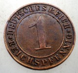 B.236 GERMANIA WEIMAR 1 REICHSPFENNIG 1935 F