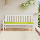 vidaXL Pernă de bancă de grădină, verde, 180x50x3 cm, textil oxford