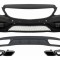 Bara fata fara grila centrala &amp; Difuzor cu Ornamente Evacuare Crom Mercedes C-Class W205 S205 (2014-2018) C63 Design Performance AutoTuning