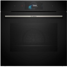 Cuptor incorporabil Bosch HSG7584B1, Electric, 71 l, Multifunctional, 23 functii , Perfect Steam, Air Fry, Autocuratare EcoClean Direct, Grill, Home C