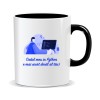 Cana personalizata cu mesaje pentru programatori, Codul meu in Python e mai scrut decat al tau