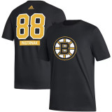 Boston Bruins tricou de bărbați #88 David Pastrň&aacute;k adidas Fresh Name &amp;amp; Number black - M
